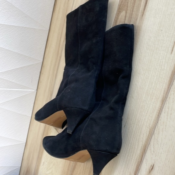 Vince Camuto Back Suede Kitten Heel Boots - Picture 5 of 5